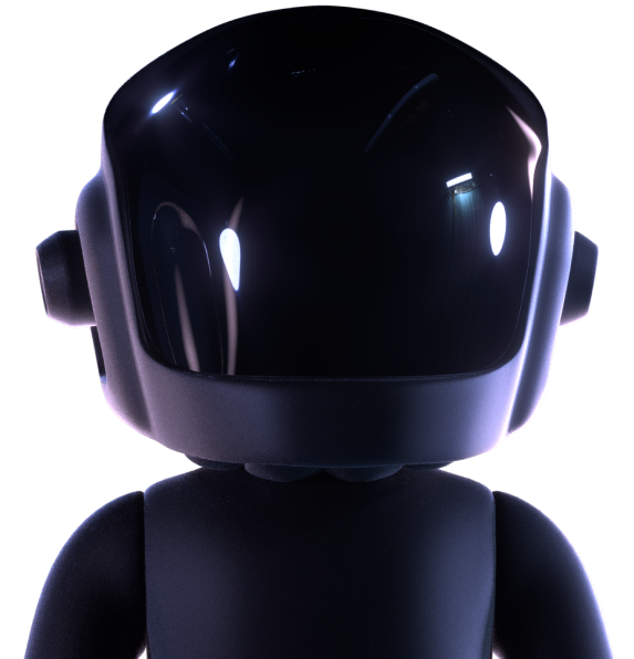 an image of a robot with a helmet